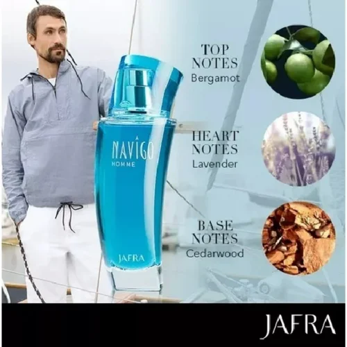Jafra Navigo Homme Eau de Toilette 100 Ml Para Hombre - Imagen 6